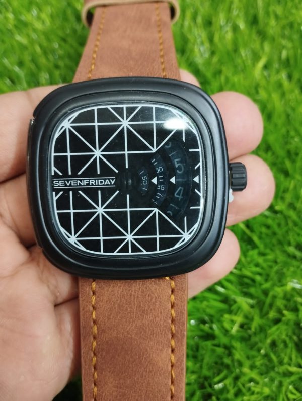 Seven Friday men’s wristwatch – assorted designs and colors, no box included
